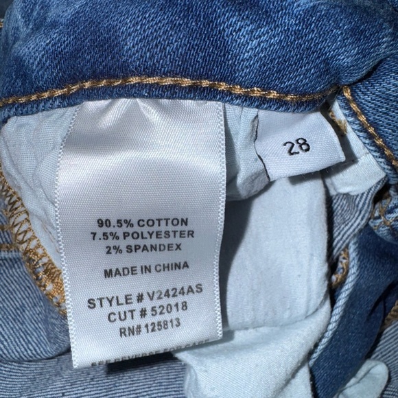 Altar’d State High Rise, distressed, super Flare Jeans size 28. GUC - Picture 12 of 13